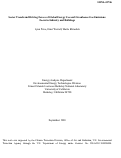 Cover page: Sector trends and driving forces of global energy use and greenhouse 
gas emissions: focus in industry and buildings