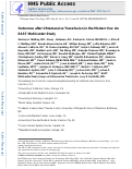 Cover page: Outcomes after ultramassive transfusion in the modern era: An Eastern Association for the Surgery of Trauma multicenter study.