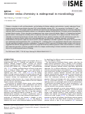 Cover page: Chlorine redox chemistry is widespread in microbiology