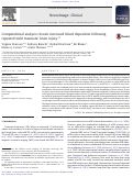 Cover page: Computational analysis reveals increased blood deposition following repeated mild traumatic brain injury