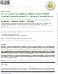 Cover page: The chrysanthemum DEAD-box RNA helicase CmRH56 regulates rhizome outgrowth in response to drought stress.