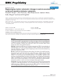 Cover page: Regional gray matter volumetric changes in autism associated with social and repetitive behavior symptoms