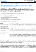 Cover page: Genome-Wide Analysis of DNA Methylation, Copy Number Variation, and Gene Expression in Monozygotic Twins Discordant for Primary Biliary Cirrhosis