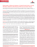 Cover page: Relationship of National Institutes of Health Stroke Scale to 30‐Day Mortality in Medicare Beneficiaries With Acute Ischemic Stroke