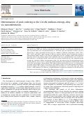 Cover page: Determination of peak ordering in the CrCoNi medium-entropy alloy via nanoindentation