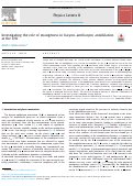 Cover page: Investigating the role of strangeness in baryon–antibaryon annihilation at the LHC