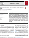 Cover page: Ethnoracial inequality and insurance coverage among Latino young adults