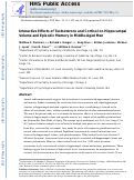 Cover page: Interactive effects of testosterone and cortisol on hippocampal volume and episodic memory in middle-aged men