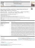 Cover page: Age structure and climate sensitivity of a high Andean relict forest of Polylepis rodolfo-vasquezii in central Peru