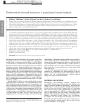 Cover page: Endometrial stromal sarcoma: a population-based analysis