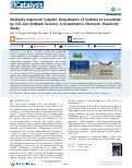 Cover page: Markedly Improved Catalytic Dehydration of Sorbitol to Isosorbide by Sol–Gel Sulfated Zirconia: A Quantitative Structure–Reactivity Study