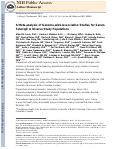 Cover page: A meta-analysis of genome-wide association studies for serum total IgE in diverse study populations