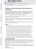 Cover page: Predictors of current functioning and functional decline in schizophrenia