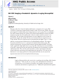 Cover page: DO-SRS imaging of metabolic dynamics in aging Drosophila.