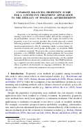 Cover page: Covariate balancing propensity score for a continuous treatment: Application to the efficacy of political advertisements