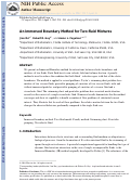 Cover page: An immersed boundary method for two-fluid mixtures