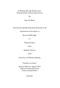 Cover page: In With the Old, Out With the New: Transition Policy in Environmental Law