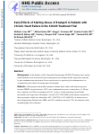 Cover page: Early Effects of Starting Doses of Enalapril in Patients with Chronic Heart Failure in the SOLVD Treatment Trial.