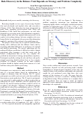 Cover page: Rule Discovery in the Balance Task Depends on Strategy and Problem Complexity