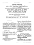 Cover page: Measurement of the tau lifetime