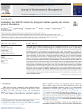 Cover page: Extending the SLEUTH model to integrate habitat quality into urban growth simulation