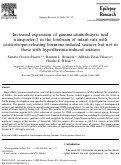 Cover page: Increased expression of gamma-aminobutyric acid transporter-1 in the forebrain of infant rats with corticotropin-releasing hormone-induced seizures but not in those with hyperthermia-induced seizures