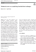 Cover page: Technical review on coaxial deep borehole heat exchanger