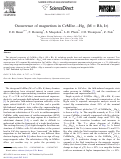 Cover page: Occurrence of magnetism in CeMIn5-xHgx (M=Rh, Ir)