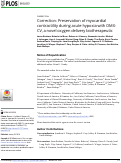 Cover page: Correction: Preservation of myocardial contractility during acute hypoxia with OMX-CV, a novel oxygen delivery biotherapeutic