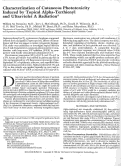 Cover page: Characterization of Cutaneous Photoxicity Induced by Topical Alpha-Terthienyl and Ultraviolet A Radiation