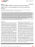 Cover page: Disentangling multiple scattering with deep learning: application to strain mapping from electron diffraction patterns