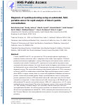 Cover page: Diagnosis of cyanide poisoning using an automated, field-portable sensor for rapid analysis of blood cyanide concentrations