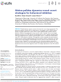 Cover page: Globus pallidus dynamics reveal covert strategies for behavioral inhibition.