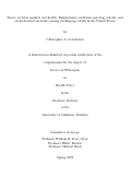 Cover page: Essays on labor markets and health: Employment conditions and drug, suicide, and alcohol-related mortality among working-age adults in the United States