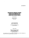 Cover page: Commuting Stress, Ridesharing, and Gender: Analyses from the 1993 State of the Commute Study in Southern California