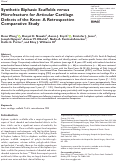 Cover page: Synthetic Biphasic Scaffolds versus Microfracture for Articular Cartilage Defects of the Knee: A Retrospective Comparative Study.