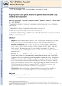 Cover page: Hypospadias and Genes Related to Genital Tubercle and Early Urethral Development