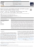 Cover page: Regional association of pCASL-MRI with FDG-PET and PiB-PET in people at risk for autosomal dominant Alzheimer's disease