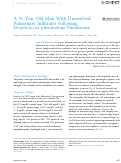 Cover page: A 51-Year-Old Man With Unresolved Pulmonary Infiltrates Following Streptococcus&nbsp;pneumoniae Pneumonia