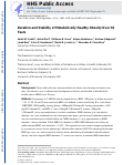 Cover page: Duration and stability of metabolically healthy obesity over 30 years