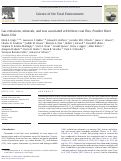 Cover page: Gas emissions, minerals, and tars associated with three coal fires, Powder River Basin, USA