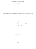 Cover page: Probabilistic Evaluation of Seismic Levee Performance using Field Performance Data