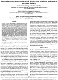 Cover page: Improved classification accuracy in deep vision models does not come with better predictions of perceptual similarity