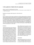 Cover page: Cardiac applications of digital subtraction angiography