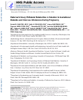 Cover page: Maternal urinary phthalate metabolites in relation to gestational diabetes and glucose intolerance during pregnancy