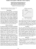 Cover page: Students' Metacognitive Calibration to Task Complexity