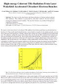 Cover page: High-energy coherent THz radiation from laser wakefield accelerated ultrashort electron 
bunches