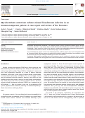 Cover page: Mycobacterium cosmeticum catheter-related bloodstream infection in an immunocompetent patient: A case report and review of the literature