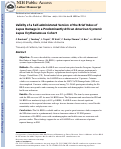 Cover page: Validity of a self-administered version of the brief index of lupus damage in a predominantly African American systemic lupus erythematosus cohort.