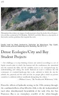 Cover page: Dense Ecologies/City and Bay Student Projects